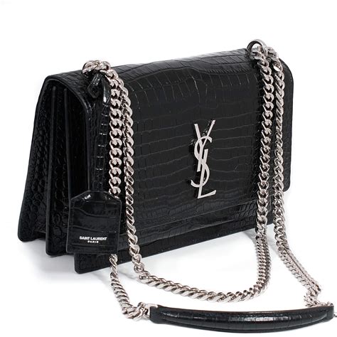 schwarze ysl tasche|ysl taschen.